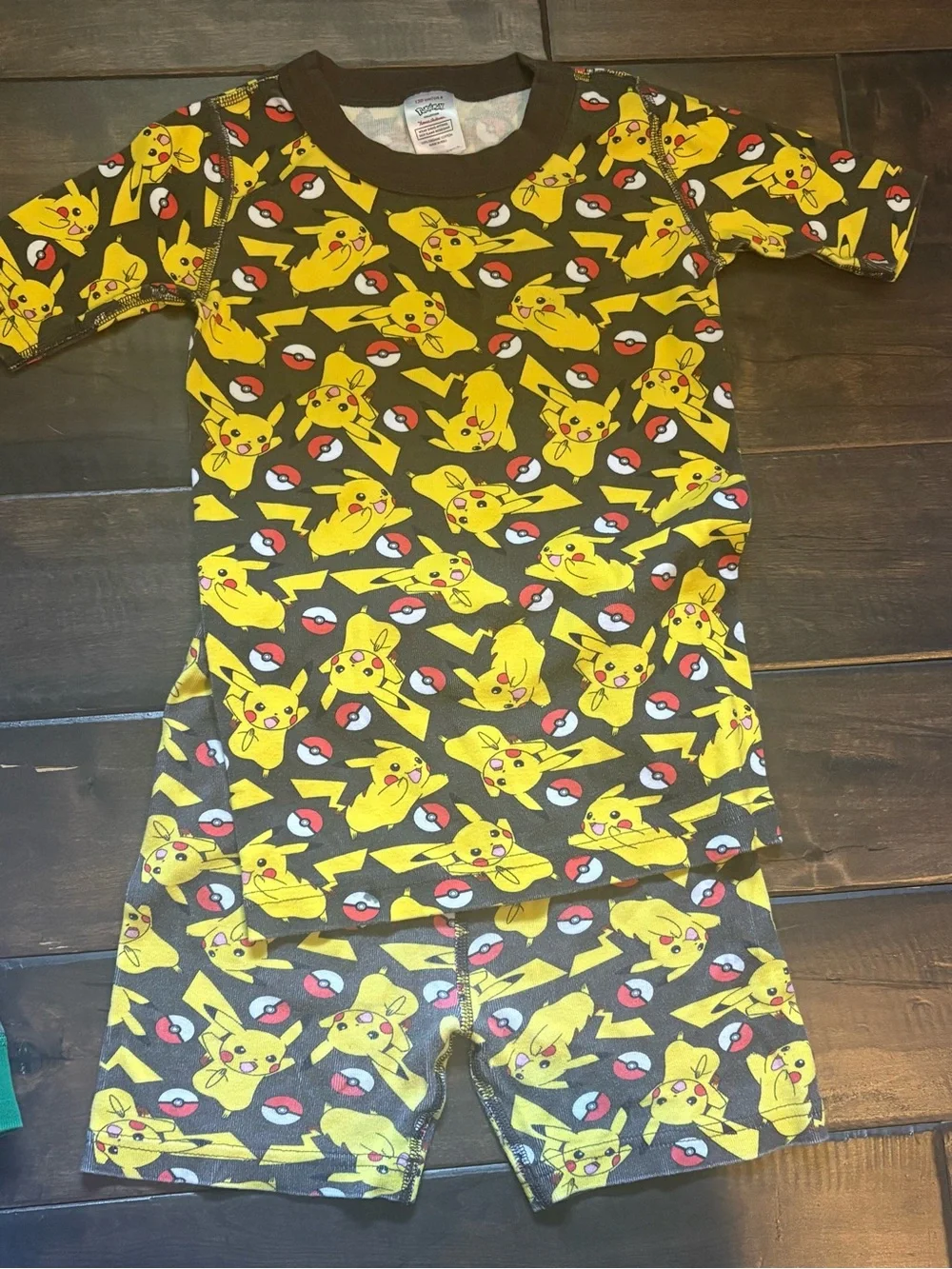 Hanna Anderson Pokemon Spiderman Pikachu Kids Pajama Set SZ 8